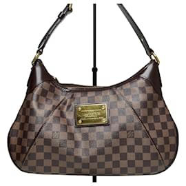 Louis Vuitton Borsa a tracolla Hobo Tems GM in Damier Ebene