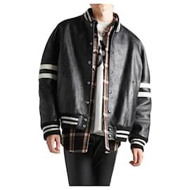Oversized Varsity-Jacke aus Kalbsleder - Céline