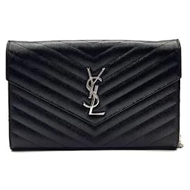 Bolsa Transversal Cassandra Monogram Chain - Saint Laurent