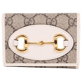 Gucci GG Canvas Horsebit Wallet vergoldet