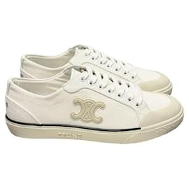 Sneakers in tela Alan Bianco Ottico - Céline