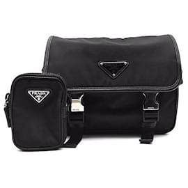 Nylon Tessuto Messenger Bag - Prada