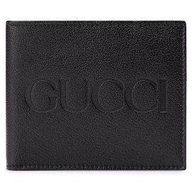 Gucci Carteira bi-fold com logotipo em relevo