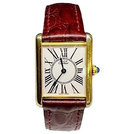 Orologio Cartier Must Tank placcato oro