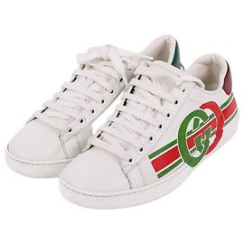 Gucci Weiße Damen-Sneaker mit Interlocking-Logo