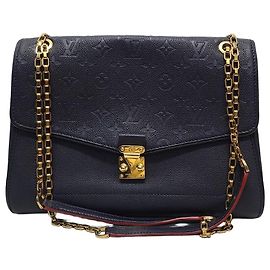 Louis Vuitton Bolsa de Ombro Navy Monogram Empreinte Saint Germain