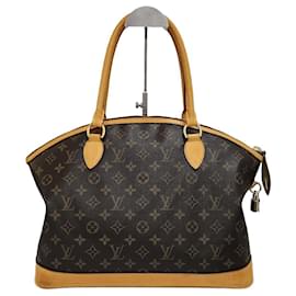 Borsa Tote Orizzontale Monogram Lockit da donna Marrone - Louis Vuitton