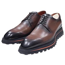 Louis Vuitton Mocassino Derby Clipper in pelle di vitello Cognac Brown