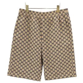 Gucci Pantaloncini con coulisse Supreme in misto cotone GG