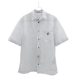 Camicia a maniche corte con logo a cuore in mesh - Dior
