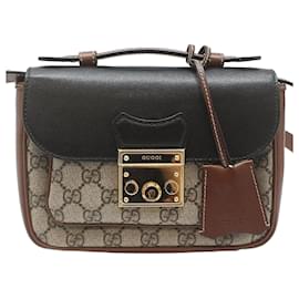 Mini borsa a tracolla con manico e lucchetto - Gucci