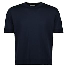 T-Shirt aus Seide-Baumwoll-Strick - Moncler