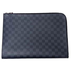 Louis Vuitton Clutch Graphite GM