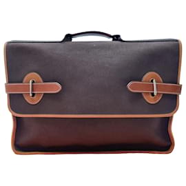 Hermès Valigetta Officier Buena Ventura MM Toile