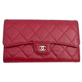 Chanel Classic Caviar Long Wallet