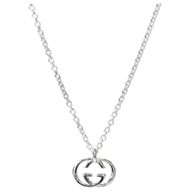 Interlocking Silberhalskette - Gucci
