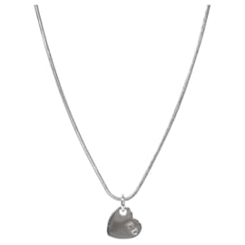 Dior Herz Halskette Silber