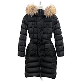 Piumino Lungo Moncler Chloe Logo Nero Taglia