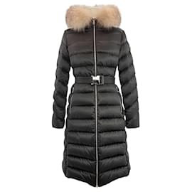 Reerji Langgefütterte Steppjacke aus Fuchsfell - Moncler