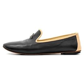 Chanel Ballerine bicolore in pelle di agnello