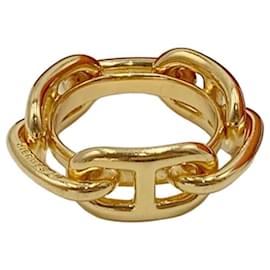 Scarf Ring Ligate Chandal Logo Gold Scarf Holder - Hermès
