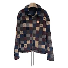 Louis Vuitton Damier Fleece Bomberjacke A+/XL