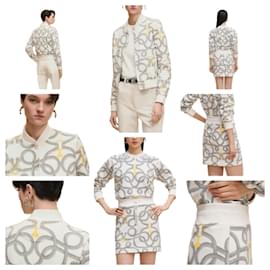 Set con Giacca Varsity Remix Palefroi e Minigonna - Hermès