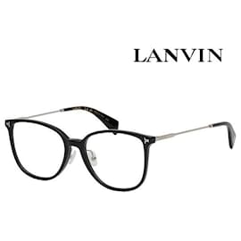 Luxus Brillengestell quadrat schwarz aus leichtem Acetat - Lanvin