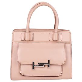 Tod's Mini borsa a tracolla in doppio pelle beige chiaro
