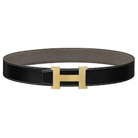 Constance Gürtelschnalle Reversibler Lederriemen - Hermès