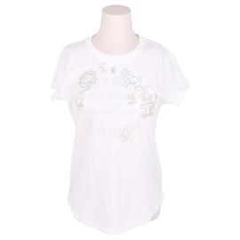 Weißes T-Shirt mit Mehrfachdruck für Damen - Zadig & Voltaire