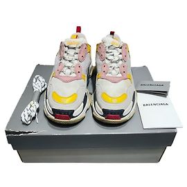 Balenciaga Zapatillas Palladium Multi Triple Blanco Amarillo Rojo