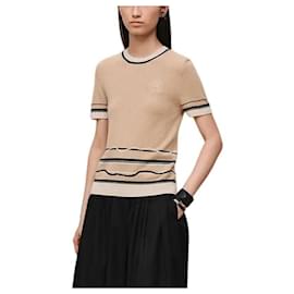 Pull à manches courtes en cachemire pour femme en maille - Hermès