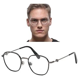 Occhiali Moncler Windsor Rim Leggeri Moda Quotidiana Lusso Montatura in Metallo