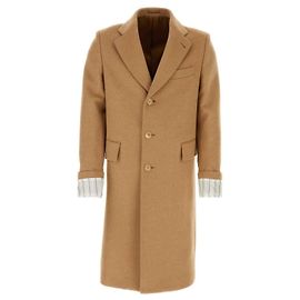 Gucci City Label Kamelhaar Mantel Beige - Generalüberholt