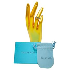 Anello Tiffany in platino e diamanti Misura - Tiffany & Co