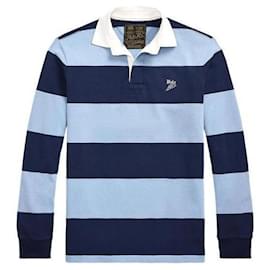 Ralph Lauren Gestreiftes Rugby-Poloshirt