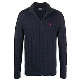 Ralph Lauren Half-Zip mit Pony-Logo-Stickerei