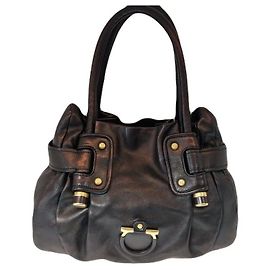 Salvatore Ferragamo Borsa Tote Ferragamo Gancini Gold