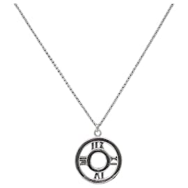 Tiffany & Co Collana con pendente Atlas Circle in argento sterling