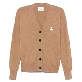 KARINA Logo Cardigan Camel - Isabel Marant