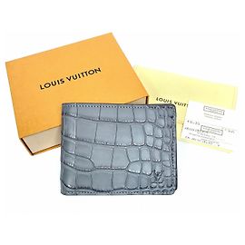 Louis Vuitton Exotisches Mehrfachportemonnaie mit Münzfach