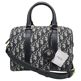 Borsa Blue Oblique Jacquard Groove - Dior