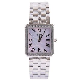 Piaget Orologio Unisex da Uomo Protocol Vintage Oro, Quadrante in Madreperla e Perla Oro Bianco
