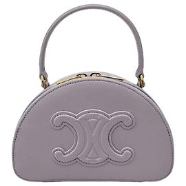 Céline Pelle di vitello liscia mezza luna lilla chiaro