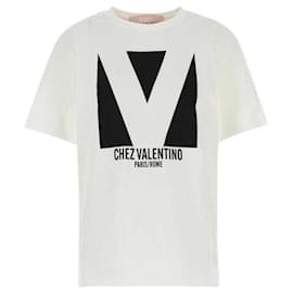 Bedrucktes Jersey-Baumwoll-T-Shirt - Valentino