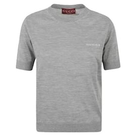 Intarsia Kaschmir-Seide-Top - Gucci