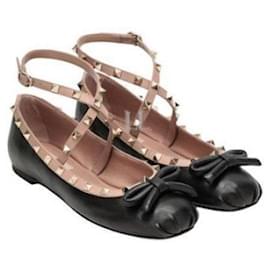 Valentino Ballerine in pelle Rockstud