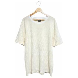 FF Jacquard Kurzarm-T-Shirt - Fendi