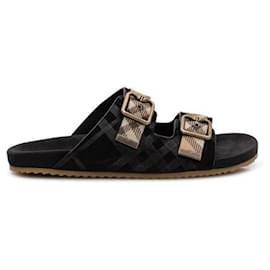Burberry Sandali Urchin in scamosciato